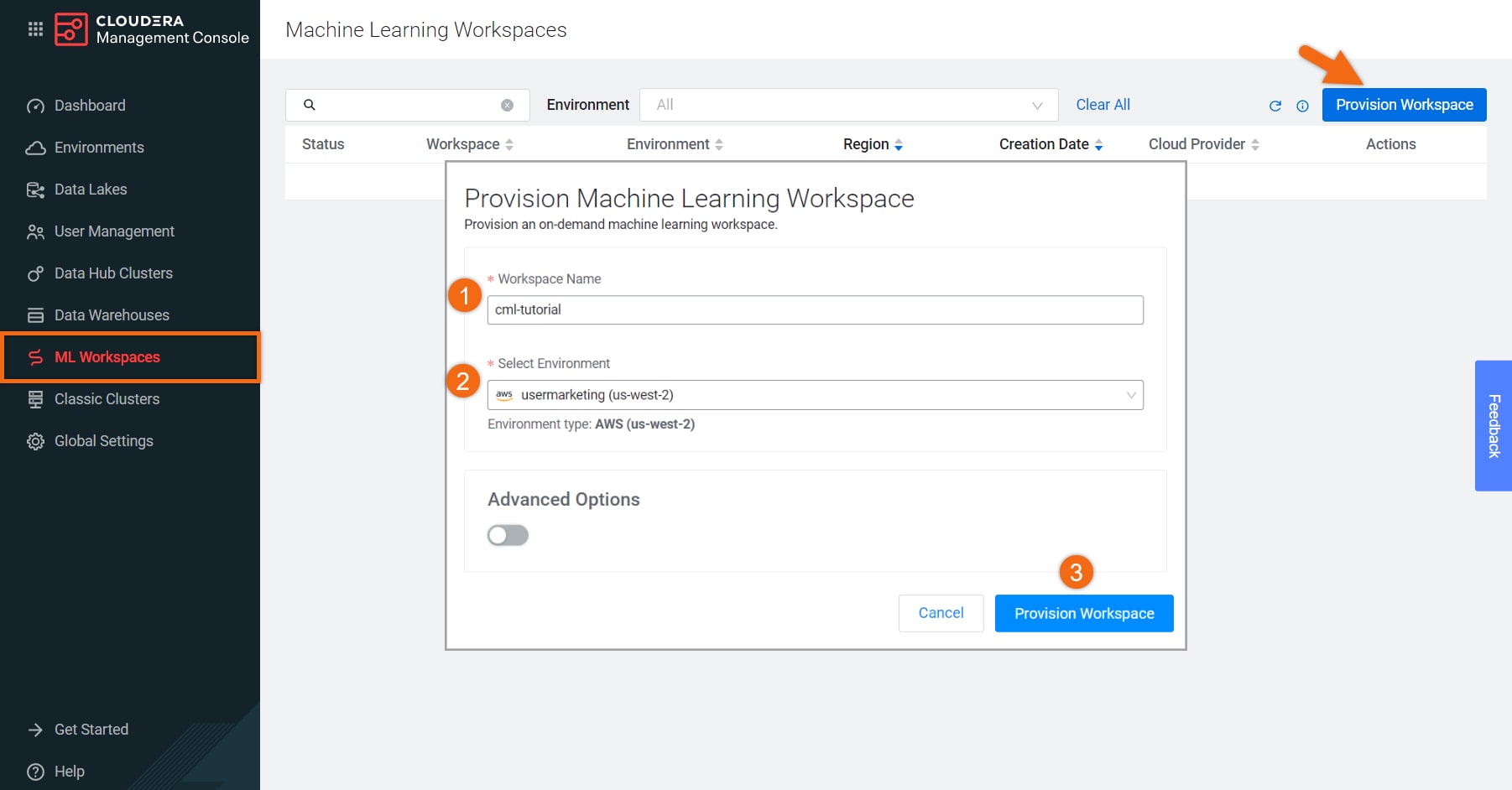 cml-workspace-provision